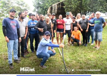 Cabo Maciel inaugura Poço Artesiano na Comunidade Novo Mundo, no Rio Arari