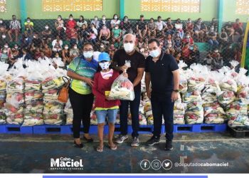 Cabo Maciel realiza a Entrega de 1500 Cestas Básicas no Município de Atalaia do Norte