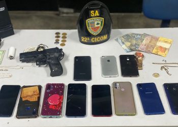 PMAM prende cinco por roubo a passageiros do coletivo 678, em Manaus