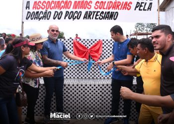 Cabo Maciel entrega Poço Artesiano na Comunidade Bela Vista do Tarumã do Rio Urubu