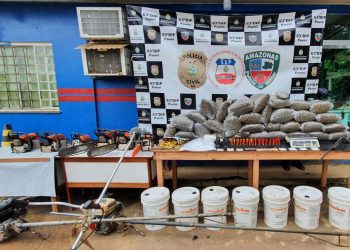 Em Pauini, Polícias Civil e Militar prendem trio e apreendem 51 quilos de entorpecentes