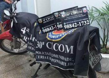 Com apoio do Paredão, PMAM recupera motocicleta no bairro São José