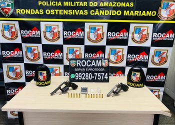 Polícia Militar apreende armas e entorpecentes na zona norte