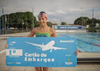 Atleta amazonense participa do Norte/Nordeste de natação no Maranhão, com apoio do Governo do Estado