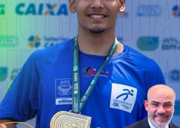 Cabo Maciel parabeniza Atleta de Humaitá, Michael Cruz Araújo, de apenas 19 anos, que brilhou no Campeonato Brasileiro e quistou duas medalhas de Ouro