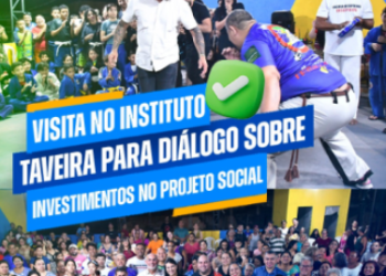 Cabo Maciel visita Instituto Taveira para falar com pais e alunos sobre Projetos e Ações voltadas ao Fortalecimento do Jiu-jitsu no Amazonas