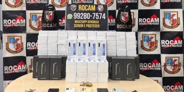 Polícia Militar do Amazonas prende trio e recupera 135 celulares furtados de empresa