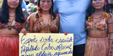 Cabo Maciel reafirma seu Compromisso com os Povos Indígenas e participa de imersão Cultural na Aldeia Laranjal, no município de Borba