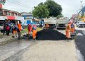 Prefeitura de Manaus conclui obra de contenção de erosão e avança com recuperação asfáltica na avenida Autaz Mirim