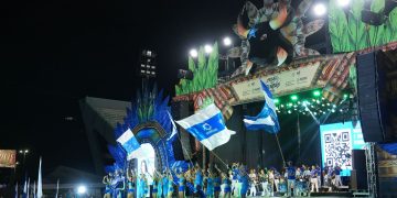 Ensaio dos Bumbás 2026: Bar do Boi Caprichoso leva a força da nação azulada ao  Sambódromo de Manaus