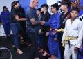 Cabo Maciel acompanha o trabalho realizado na Associação Leandro Libório de Jiu-Jitsu, que será contemplada com Emenda Parlamentar